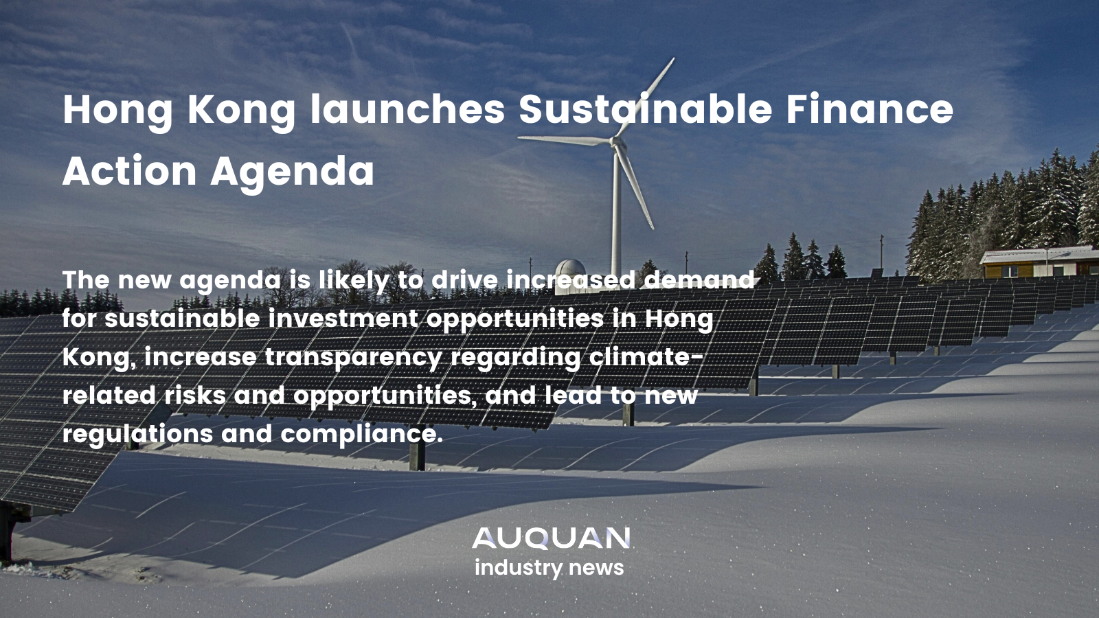 Hong Kong launches Sustainable Finance Action Agenda (Clone)